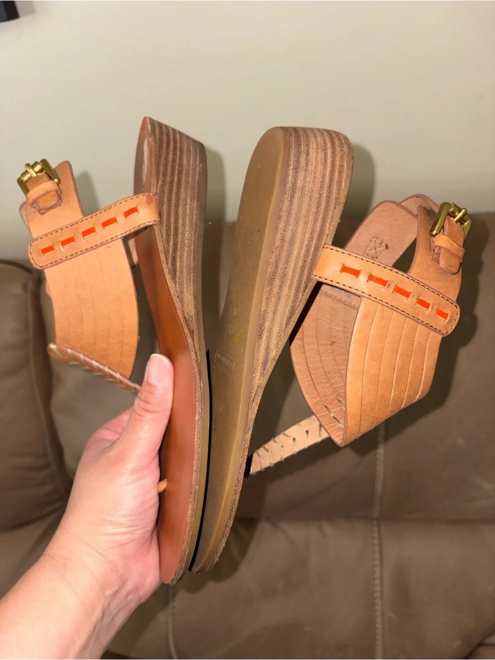Coach leather strap